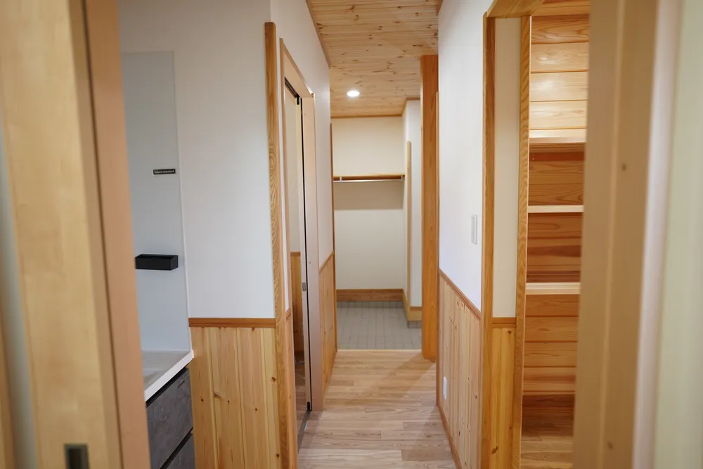 ハンズの新築住宅M様邸廊下